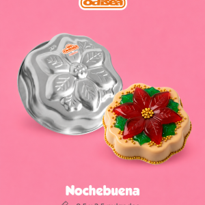 Molde de aluminio nochebuena