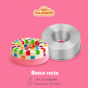 Molde de aluminio rosca recta
