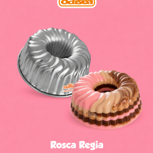 Molde de aluminio rosca regia