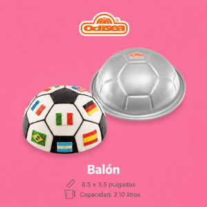 Molde de aluminio balon