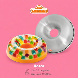 molde de aluminio rosca 13 x 3.5