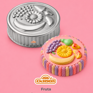 Molde de aluminio fruta