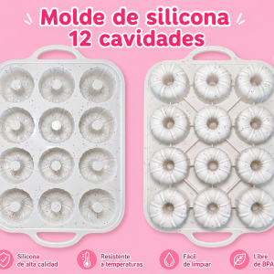Molde de silicona rosquita